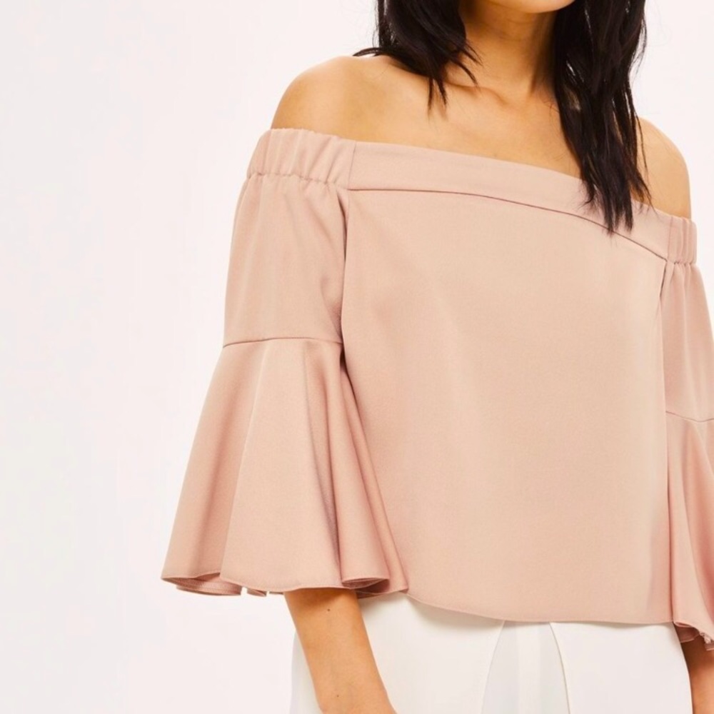 NWT Topshop Bardot Off the shoulder Top 6